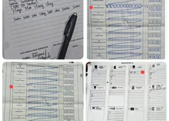 Terbongkar Saat Rekapitulasi Tingkat Kecamatan, Ada Indikasi Penggelembungan Suara Salah Seorang Caleg di TPS 40 Katimbang