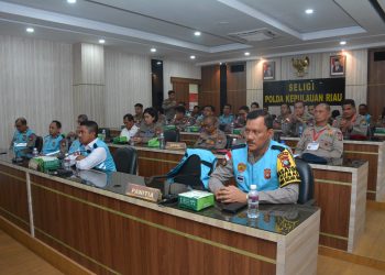 SELEKSI DIKBANG TERPADU T.A 2024: PENGAMBILAN SUMPAH DAN PENANDATANGANAN PAKTA INTEGRITAS DI POLDA KEPRI