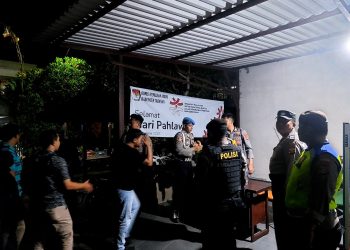Polres Tabanan Patroli Blue Light Gabungan Tiga Pilar Antisipasi Kerawanan Malam Hari