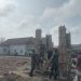 Satgas TMMD Kodim 0426/Tulang Bawang Persiapkan Bahan Cor untuk Pembuatan Tiang Bak Penampungan Air Bersih