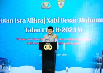 Gelar Isra Mikraj, Personel Bhayangkara Diingatkan Pentingnya Ketakwaan Dalam Bertugas