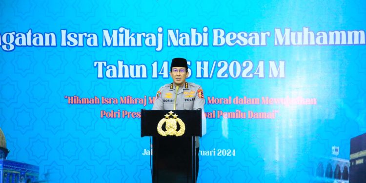Gelar Isra Mikraj, Personel Bhayangkara Diingatkan Pentingnya Ketakwaan Dalam Bertugas