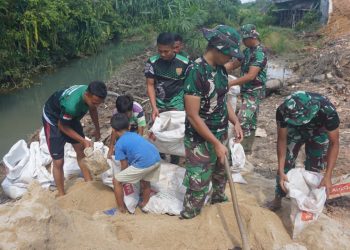 Anak-Anak Mesuji, Mitra Bermain dan Mitra Pembangunan Bagi Satgas TMMD Kodim 0426/Tulang Bawang