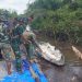 Satgas TMMD Kodim 0426/Tulang Bawang Fokus Pindahkan Material Pembangunan Talud di Desa Sungai Badak