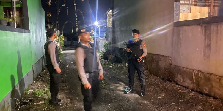 Patroli Presisi Sat Samapta Polres Tabanan Ciptakan Situasi Kamtibmas Kondusif
