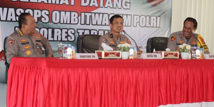 Tim Itwasum Polri Kunjungi Polres Tabanan  Cek Pelaksanaan OMB Agung 2024
