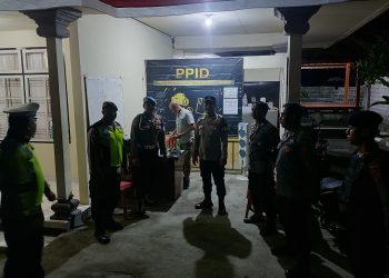 Pastikan Malam Umanis Galungan Aman, Polres Tabanan Gelar Blue Light Patrol Gabungan Tiga Pilar