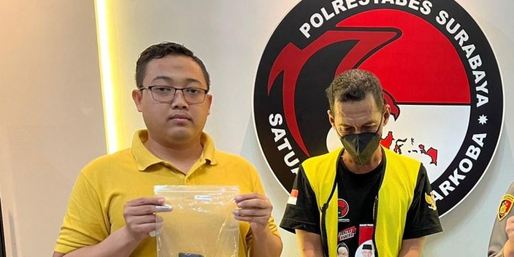 Polrestabes Surabaya Berhasil Amankan Tersangka Pengedar Narkoba