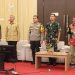 Kapolres Nganjuk Hadir di Rapat Pleno Guna Pastikan Pelaksanaan Proses Penghitungan Suara Tingkat Kabupaten Aman