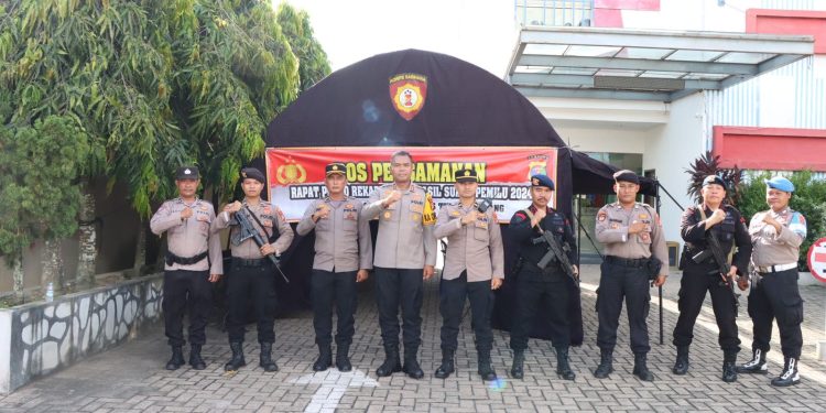 Pengamanan Rapat Pleno Terbuka Hasil Pemilu 2024 Berjalan Lancar, AKBP James Ucapkan Terima Kasih