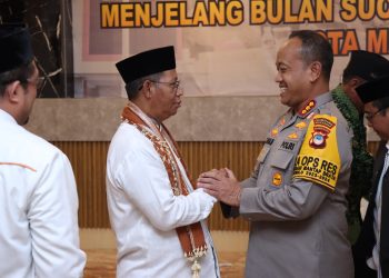 Bertempat di Aula Mappoddang, Kapolrestabes Makassar Laksanakan Giat Silaturahmi Menyambut Ramadhan