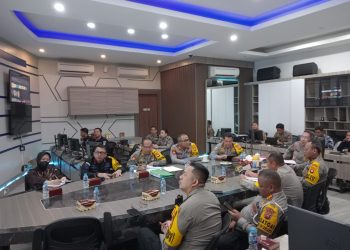 Pimpin Rapat Operasi Mantap Brata Kapuas 2024, Wakapolda Berikan Penekanan Kepada Seluruh Kasatgas Melalui Zoom Meeting