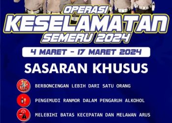 Kasat Lantas Polres Kediri Himbau Masyarakat Hindari 11 pelanggaran Saat Operasi Keselamatan 2024