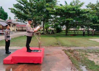 Kapolres Melawi Bacakan Ikrar Deklarasi Bersaudara Di Jalan Sehati, Safety dan Presisi