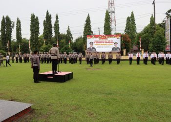 Polres Bengkulu Utara Gelar Pasukan Operasi Keselamatan Lalu Lintas 2024