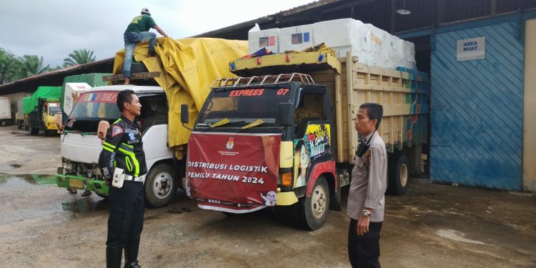 Polresta Pontianak Perketat Pengamanan Gudang Penyimpanan Logistik Hasil Pemilu 2024