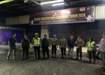 Antisipasi Kamtibmas Jelang Kuningan, Polres Tabanan Intensifkan Blue Light Patrol Gabungan Tiga Pilar