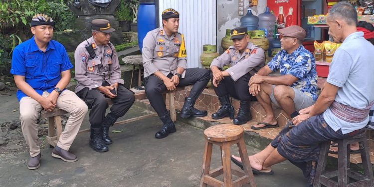 Jumat Curhat Kapolres Tabanan Blusukan ke Wilayah Rawan Kriminal