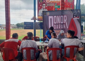 Semarak Hari Bhakti Pemasyarakatan Ke-60, Lapas Gunung Sugih Gelar Donor Darah