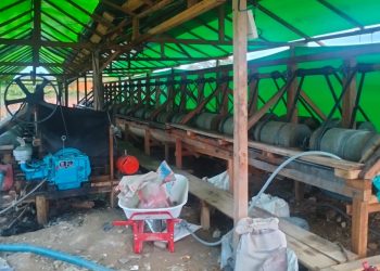 Polda Kalbar Amankan Pertambangan Tanpa Ijin (PETI) di Desa Segar Wangi, Tumbang Titi Ketapang, Yang Sebelumnya Viral Di Media Sosial Dan Online