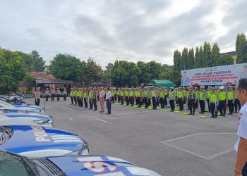 Long Weekend Satlantas Polres Kediri Siagakan Anggota Jamin Kamseltibcar Lantas
