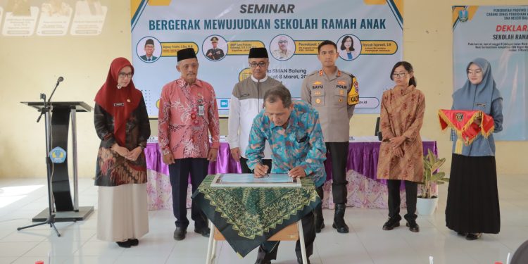 Deklarasi Sekolah Ramah Anak, Kapolres Jember Ajak Semua Pihak Cegah Kenakalan Remaja