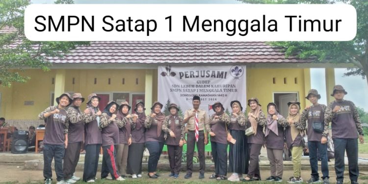 Sambut Bulan Suci Ramadhan, Kegiatan Pramuka Perjusami di SMPN Satap 1 Menggala Timur