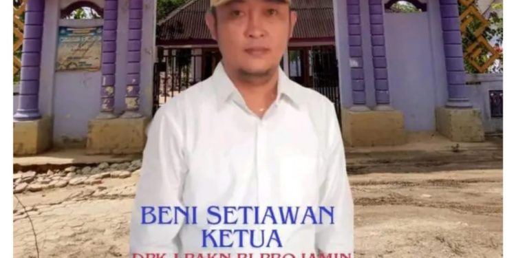 Beni Setiawan Ketua DPK LPAKN-RI PROJAMIN Tuba, mengucapkan Selamat Menunaikan Ibadah Puasa 1445 H