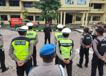 Kapolres Nganjuk Terjunkan Tim Patroli Cipta Kondisi Dalam Rangka Libur Nyepi 2024