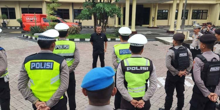 Kapolres Nganjuk Terjunkan Tim Patroli Cipta Kondisi Dalam Rangka Libur Nyepi 2024