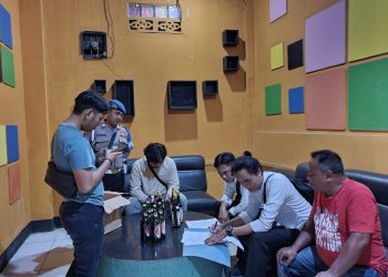 Jelang Bulan Ramadhan, Polres Tulang Bawang Barat Laksanakan Razia di Tempat Hiburan.