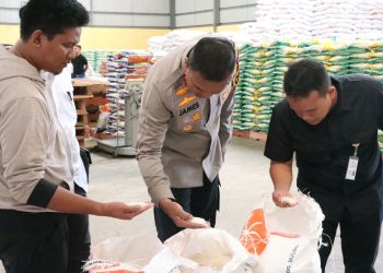 Kapolres Tulang Bawang Cek Langsung Bapokting di Dua Lokasi Berbeda Jelang Bulan Suci Ramadhan 1445 H