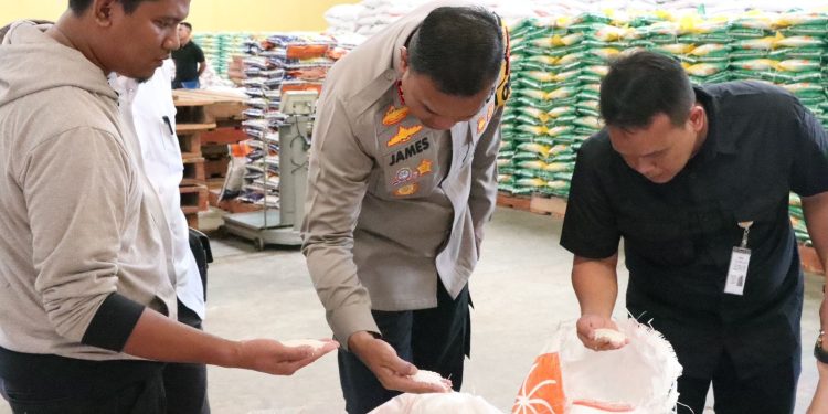 Kapolres Tulang Bawang Cek Langsung Bapokting di Dua Lokasi Berbeda Jelang Bulan Suci Ramadhan 1445 H