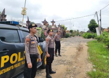 Berikan Rasa Aman dan Nyaman di Hari Raya Nyepi 2024, Samapta Polres Tulang Bawang Gelar Patroli Preventif