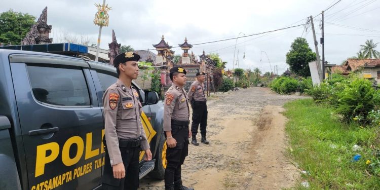 Berikan Rasa Aman dan Nyaman di Hari Raya Nyepi 2024, Samapta Polres Tulang Bawang Gelar Patroli Preventif