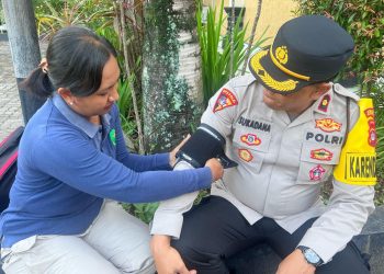 PELAYANAN KESEHATAN SUBSATGAS DOKKES DALAM KEGIATAN OPS KESELAMATAN AGUNG 2024