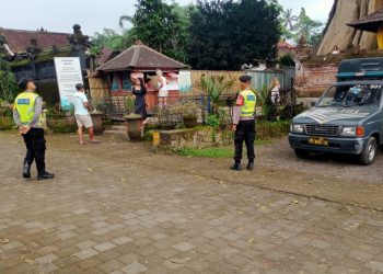 Polres Tabanan terjunkan Personil Atensi Daerah Tujuan Wisata di Hari Ngembak Geni