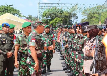 APEL GELAR PASUKAN DALAM RANGKA KEGIATAN PENGAMANAN KUNKER WAKIL PRESIDEN RI KE KOTA TANJUNGPINANG*