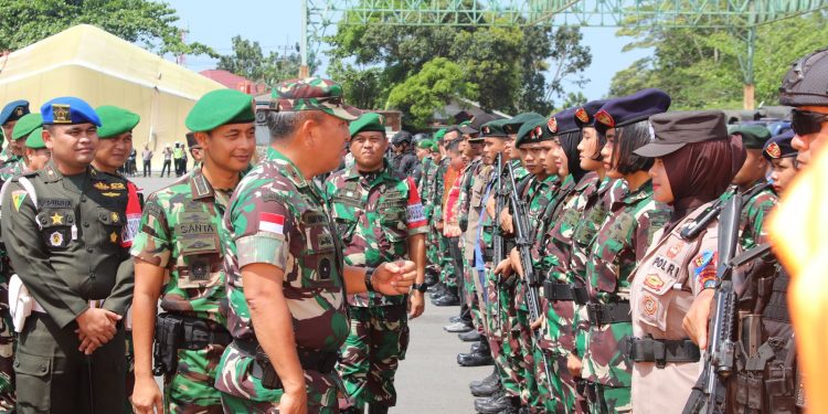 APEL GELAR PASUKAN DALAM RANGKA KEGIATAN PENGAMANAN KUNKER WAKIL PRESIDEN RI KE KOTA TANJUNGPINANG*