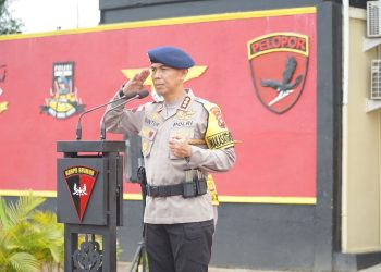 Apel Kesiapsiagaan Dalam Rangka Cek Kesiapan Almatsus dan Personel Satbrimob Polda Kalbar