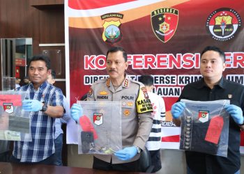SUBDIT 3 JATANRAS DITRESKRIMUM POLDA KEPRI BERHASIL AMANKAN PELAKU SINDIKAT PENCURIAN KENDARAAN BERMOTOR DI KOTA BATAM