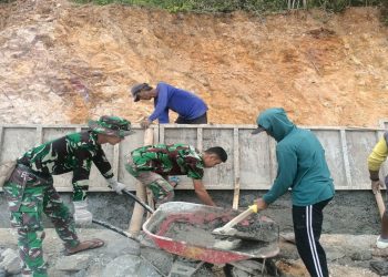 Finishing Talud 50 M Berpacu Dengan Waktu