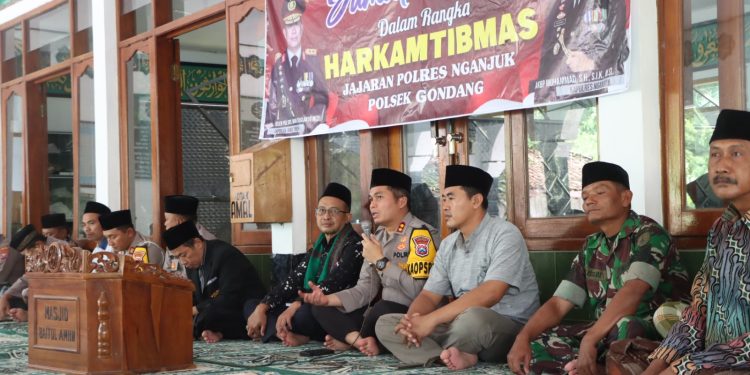 Jum’at Curhat, Kapolres Nganjuk Ajak Mewaspadai Bencana Akibat Curah Hujan Tinggi