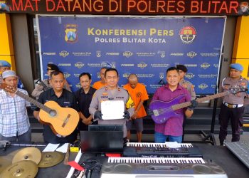 Polres Blitar Kota Ungkap Kasus Pencurian di Gereja, 2 Pelaku Berhasil Diamankan.