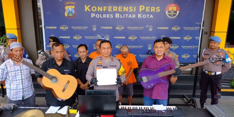 Polres Blitar Kota Ungkap Kasus Pencurian di Gereja, 2 Pelaku Berhasil Diamankan.