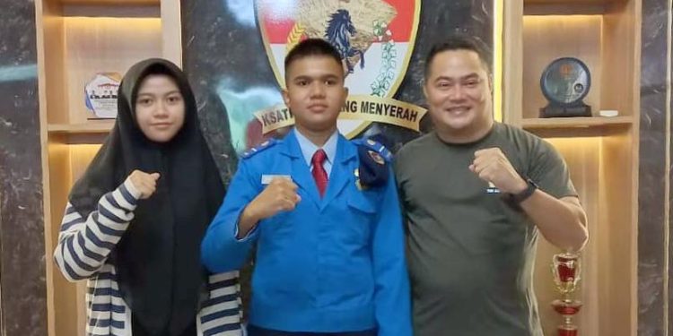 Dandim 1416/Muna Terima Kunjungan Audiensi Pelajar SMA Taruna Nusantara