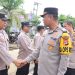 Kunker Perdana Ke Polsek Dente Teladas, AKBP James Berikan Motivasi Kepada Personel