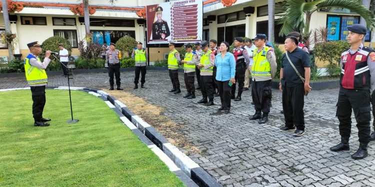 Kaposko Pimpin Apel Ops Cipkon Agung 2024 ” Semua Giat Laksanakan Dengan Humanis