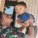 Potret Kedekatan Satgas TMMD Ke-119 Dengan Anak-Anak