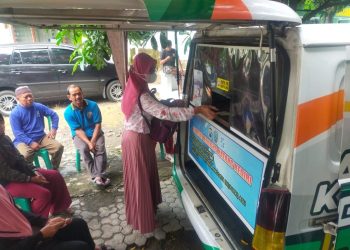 Guna mengoptimalkan pelayanan, Kantor Bersama Samasat Katang dan Pare. Operasikan Fasilatas Mobil Samsat Keliling